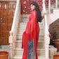 Ajrakh cotton saree