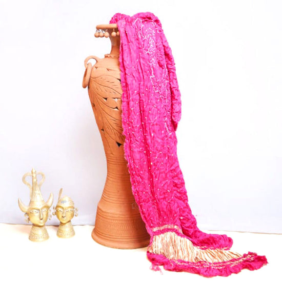 Bandhani Silk dupatta