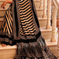 Ajrakh Modal Silk Sari