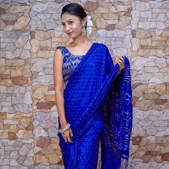 Bandhani Silk Saree