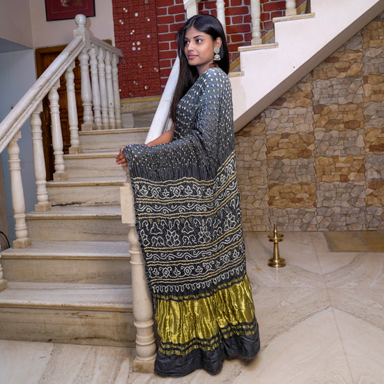 Bandhani Silk Saree