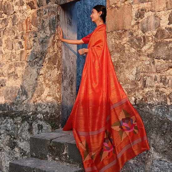 Matka silk saree