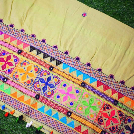 Lambani work cotton Dupattas:
