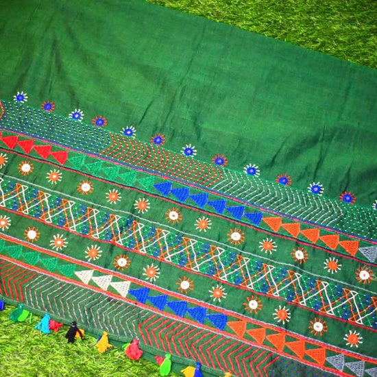 Lambani work cotton Dupattas: