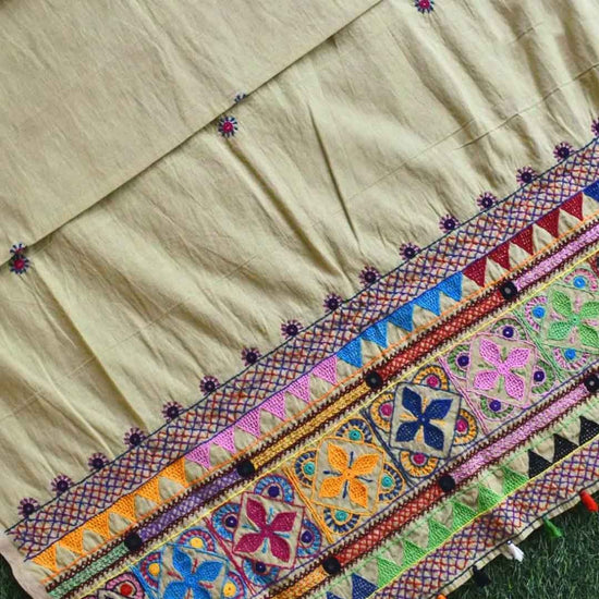 Lambani work cotton Dupattas: