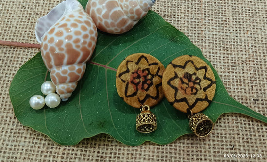 Golden Handcrafted Jhumkis
