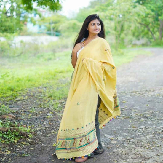 Lambani work cotton Dupattas: