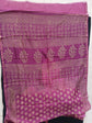 Chanderi Silk Cotton Sari With Dabu print