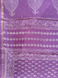 Chanderi Silk Cotton Sari With Dabu Print