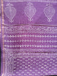 Chanderi Silk Cotton Sari With Dabu Print