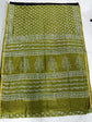 Chanderi Silk Cotton Sari With Dabu Print