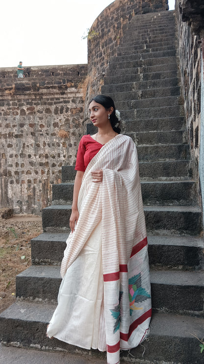 Matka silk saree