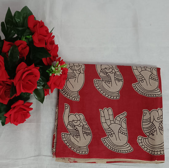 Kalamkari prints on cotton fabric