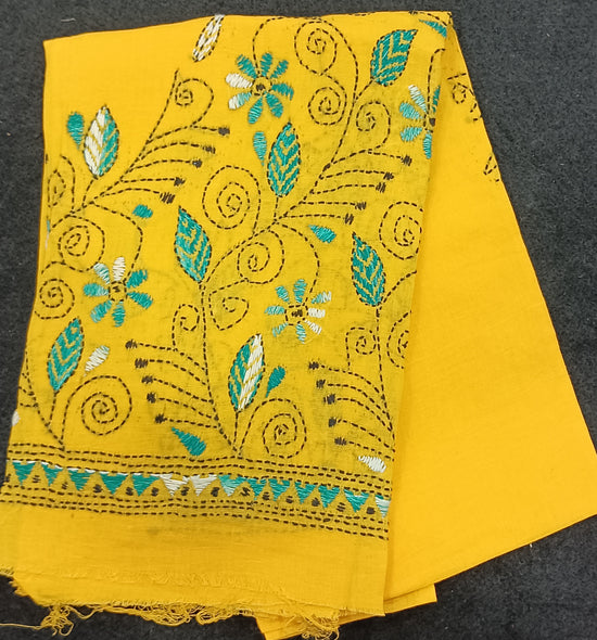 Kantha Work Blouse Piece